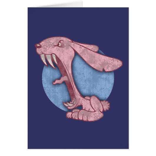 Pink Evil Bunny Cards (Front)