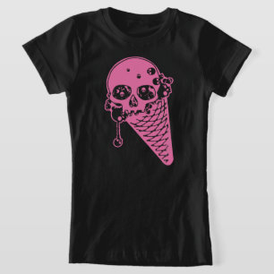 Pink Evil Ice Cream Cone T-Shirt