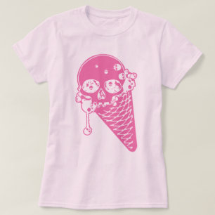 Pink Evil Ice Cream Cone T-Shirt
