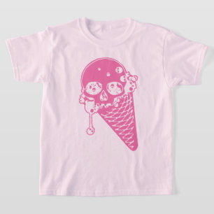 Pink Evil Ice Cream Cone T-Shirt
