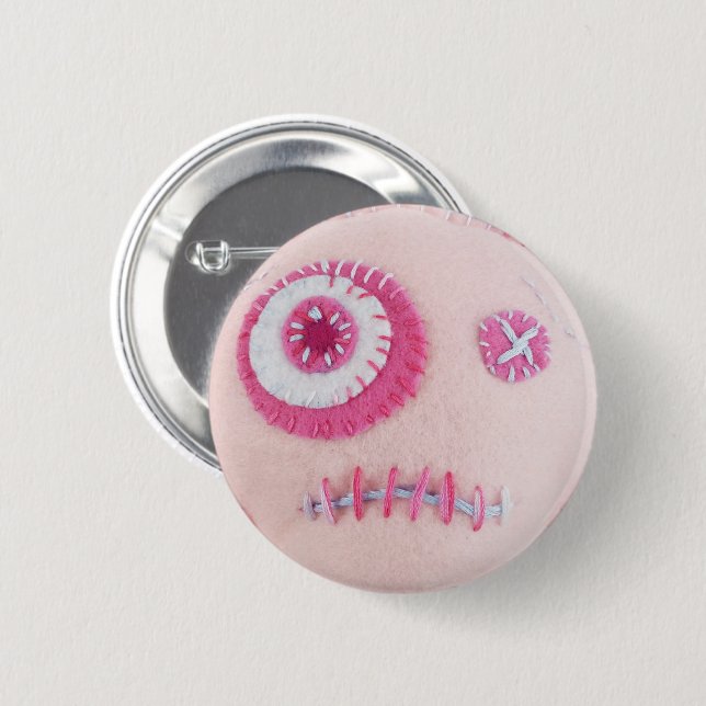 Pink Eye Button (Front & Back)