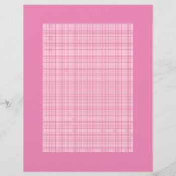 Pink Fabric Scrapbook Paper Design by karanta at Zazzle