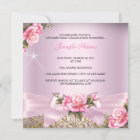 Pink Fabulous 50 Rose Bow Photo Birthday Party