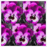 Pink Fabulous Pansy Fabric