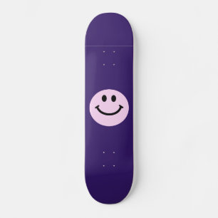 Pink face skateboard deck