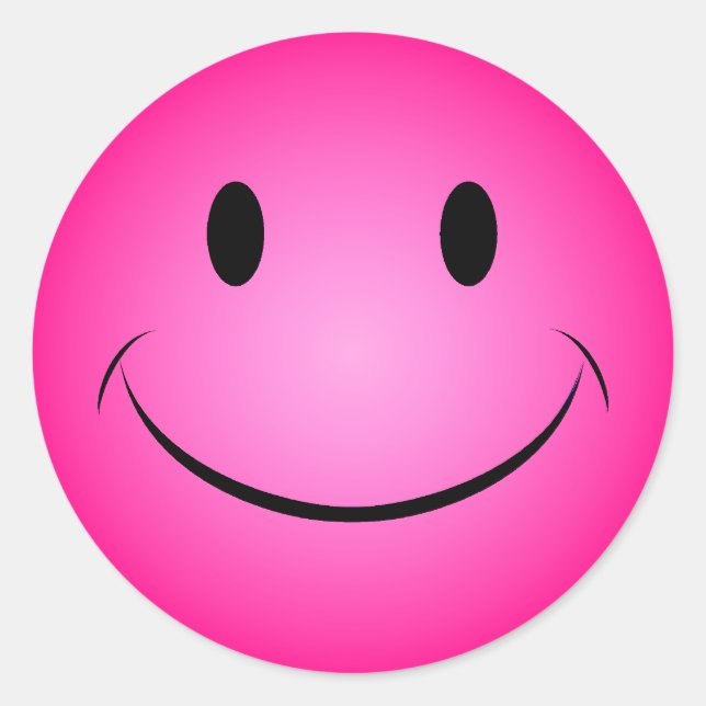 Pink Face Sticker (Front)