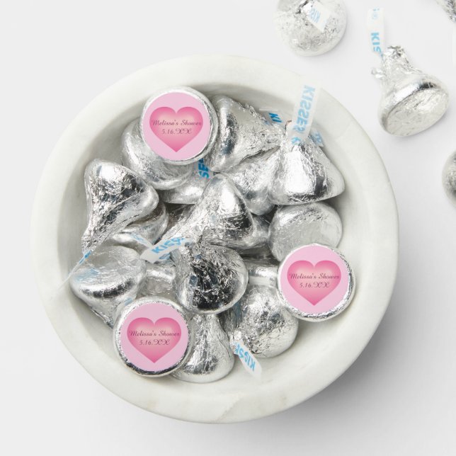 Pink fade heart candy tin (Assorted)
