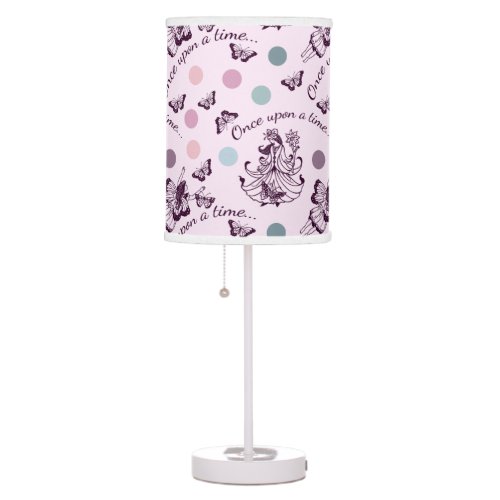 Pink Fairies and Butterflies Fairytale Table Lamp