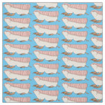 Pink fairy armadillo cartoon illustration fabric