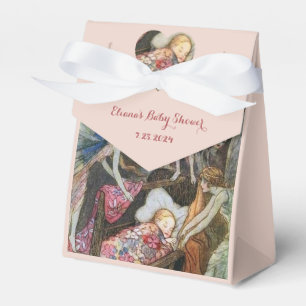 Pink Fairy Baby Blessings Baby Shower Favor Boxes