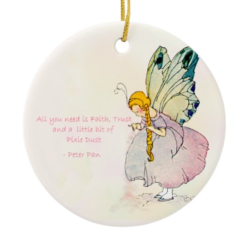 Pink Fairy Dust Ornament