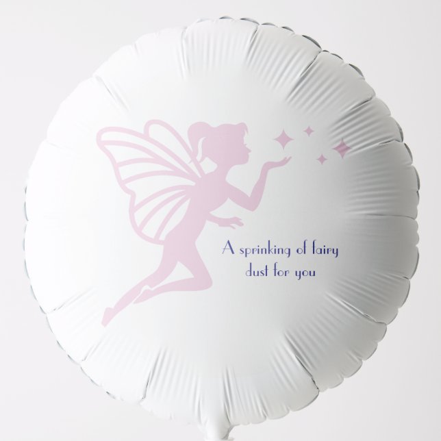 Pink Fairy Dust Sprinkles Balloon (Front)