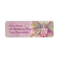 Pink Fairy Fantasy Art Return Address Labels