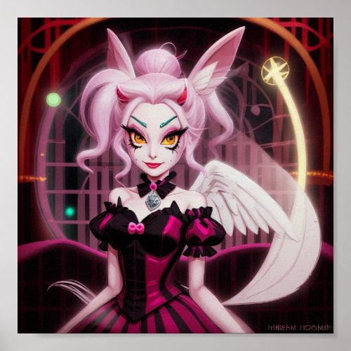 Pink Fairy Hybrid Poster