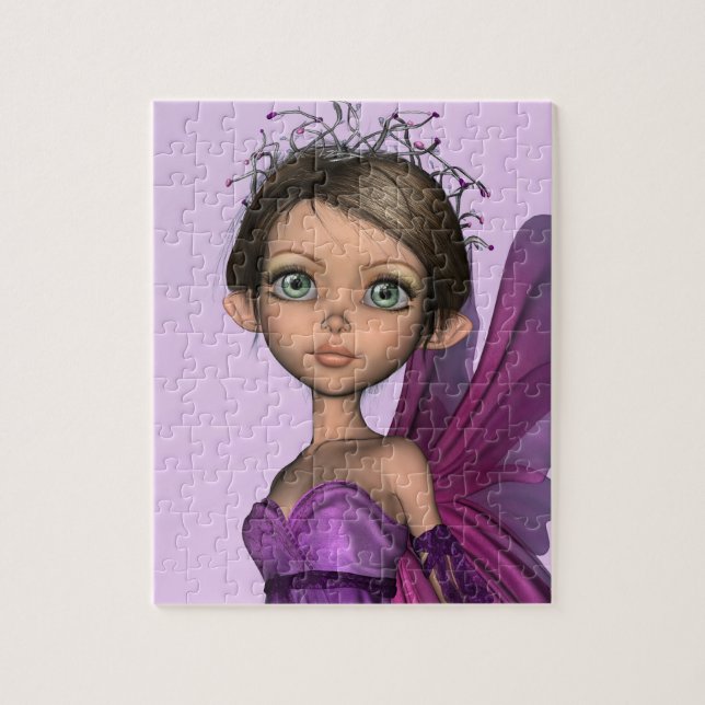 Pink Fairy Jigsaw Puzzle (Vertical)