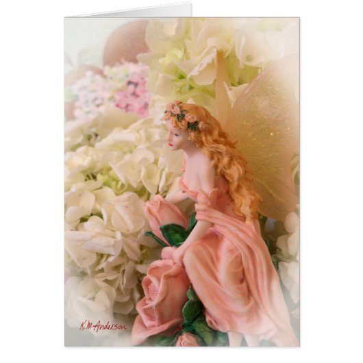 Pink fairy portrait vignette cards (Front)