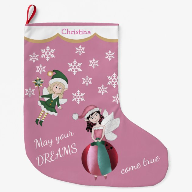 little girl christmas stocking
