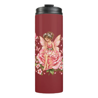 Pink Fairy  Thermal Tumbler – Whimsical Fairyc