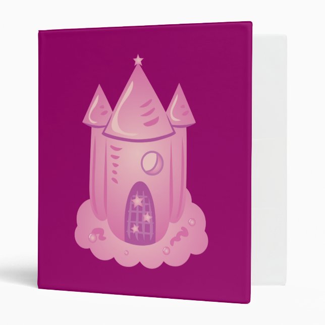 Pink Fairytale Castle Binder (Front/Inside)