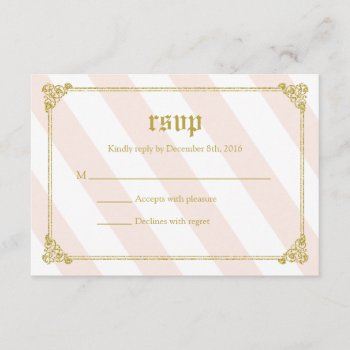 Pink Fairytale Princess Baby Shower Rsvp Card by oddowl at Zazzle