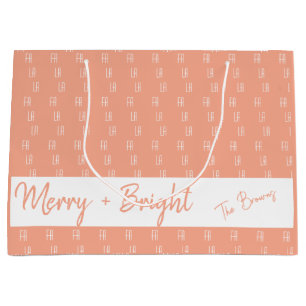 Pink Falala with Personalized Name Gift Bag