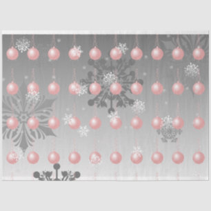 Pink Fancy Christmas Ornament Tissue Paper