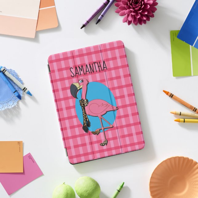 Pink Fancy Flamingo Apple 10.5" iPad Pro iPad Pro Cover (Desk)