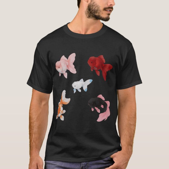 Pink Fancy Goldfish T-Shirt (Front)