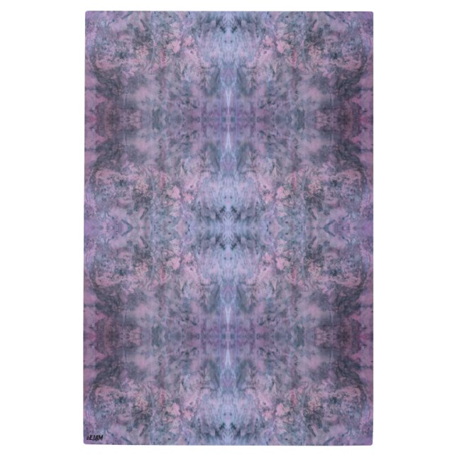 Pink Fancy Sparkle Metal Wall Art (Front)