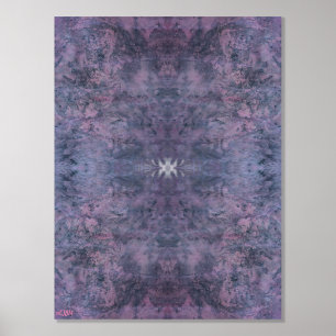 Pink Fancy Sparkle Silver Foil Print