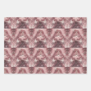 Pink Fantasy Art Serenity Ethereal Wrapping Paper Sheets