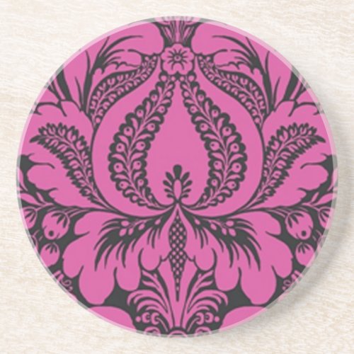 Pink Fantasy Floral Coaster
