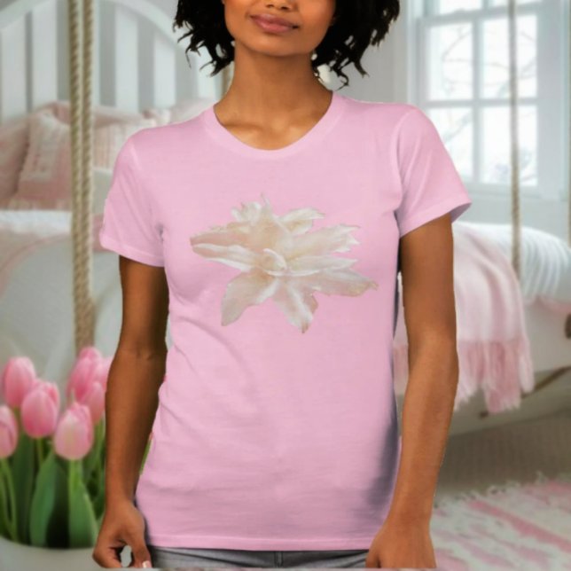 Pink Fantasy Lily T-Shirt (A pretty t-shirt for Springtime and Summertime wearing!)