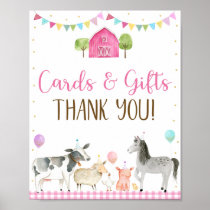 Pink Farm Cards & Gifts Birthday Sign