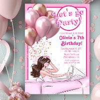 Pink Fashion Doll Car Birthday Party