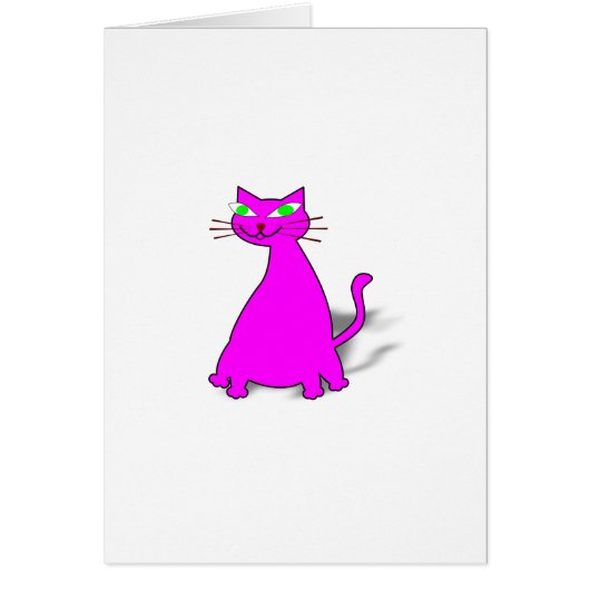 Pink Fat Cat Cards (Front)