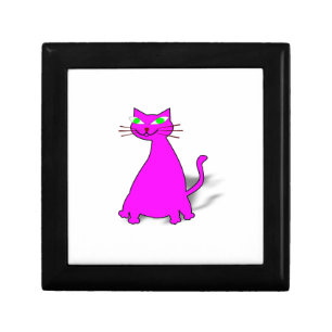 Pink Fat Cat Jewelry Box