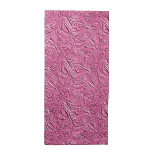 Pink Faux Alligator Animal Print Cloth Napkin