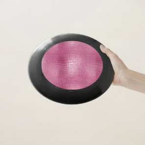 Pink Faux Alligator Animal  Wham-O Frisbee