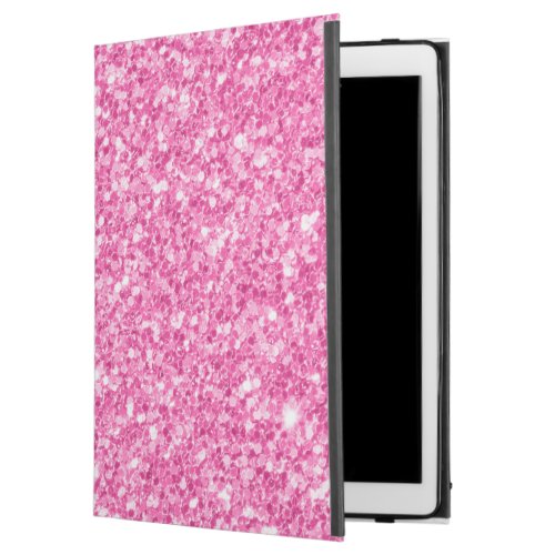 Pink Faux Glitter Background iPad Pro 129 Case