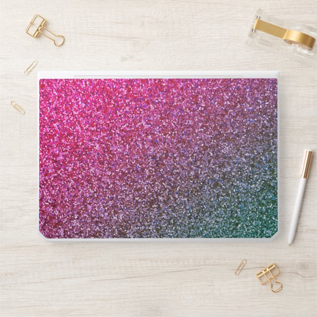 Glitter on sale laptop cover