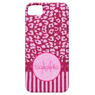 Girly Sparkle Glitter Elegant Pink iPhone SE & iPhone 5/5s Cases | Zazzle