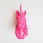 Pink Faux Unicorn Head (Front)