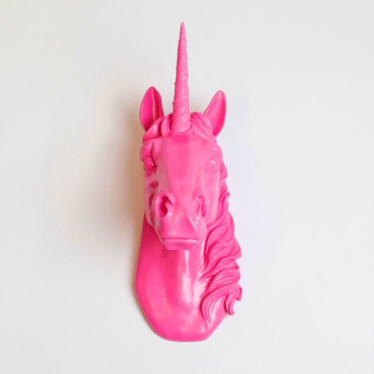 Pink Faux Unicorn Head (Front)