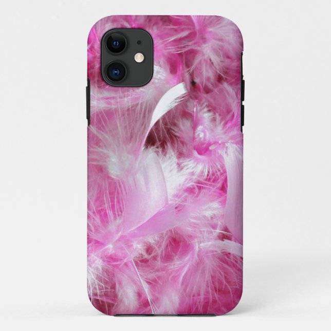 Pink Feathers iphone 5 Case (Back)