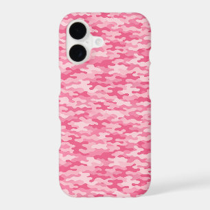 Pink Feminine Camo Pattern iPhone 17 Case