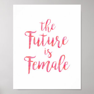 Pink Feminism Posters Prints Zazzle