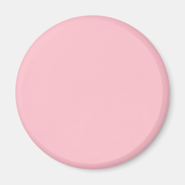 Pink FFC0CB Color - Option to Add Name Magnet (Front)