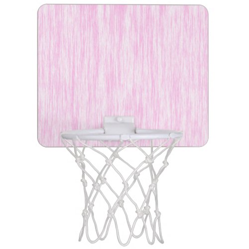 Pink Fiber Mini Basketball Hoop