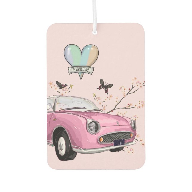 Pink Figaro air freshener (Front)